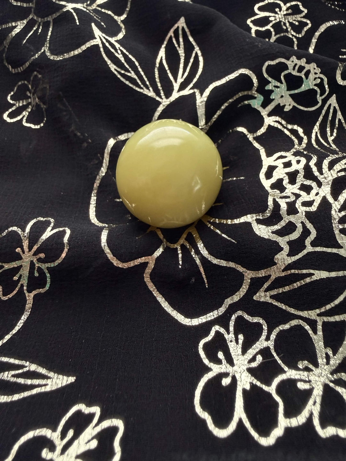 Natural Yellow Serpentine Crystal Sphere