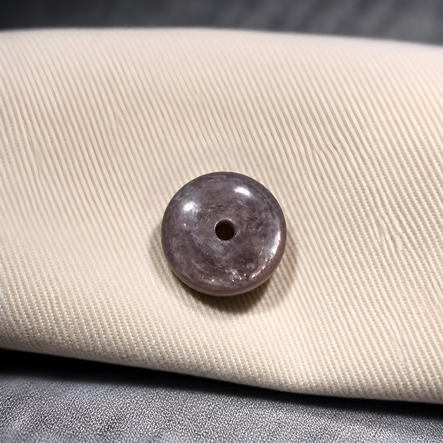 Lavender Lepidolite Peace Bi Disc