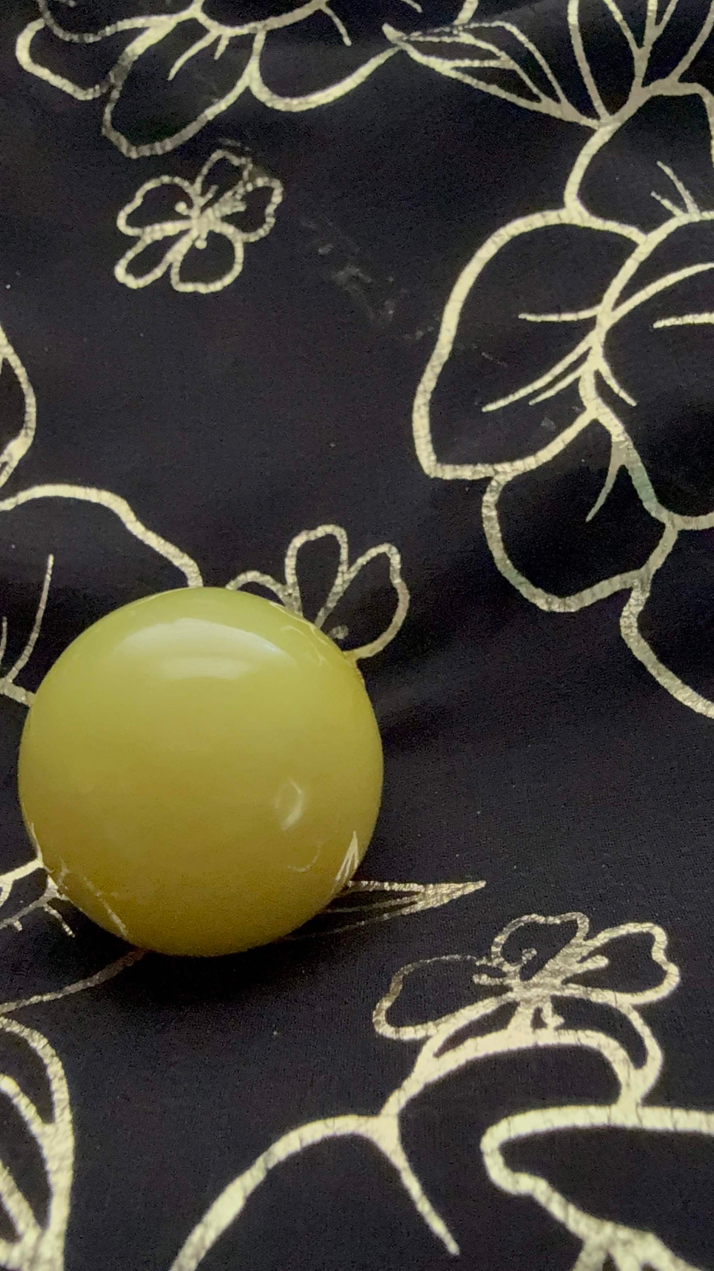 Natural Yellow Serpentine Crystal Sphere
