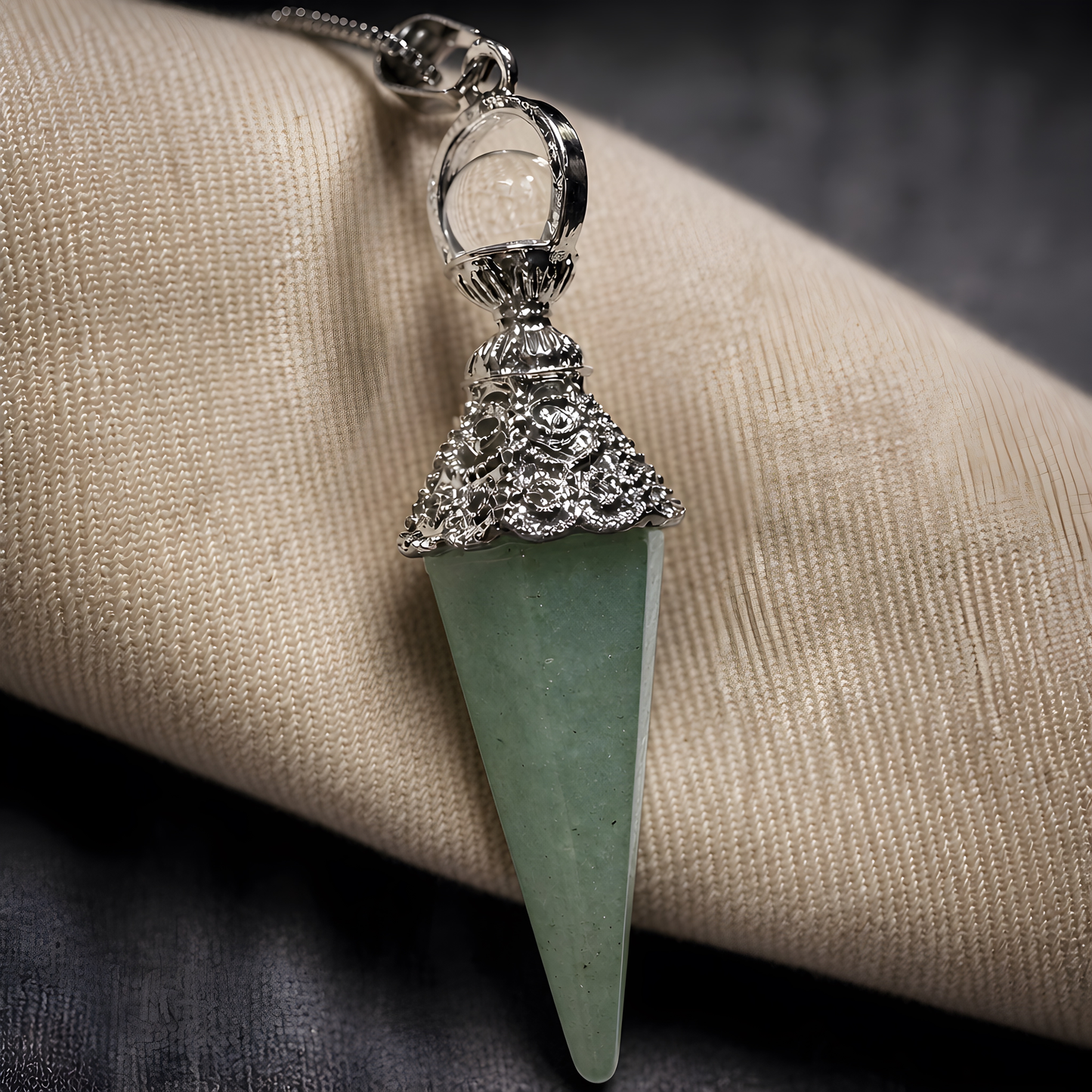Aventurine Pendulum Seer Pendant