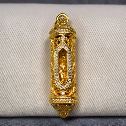 Gilded Mantra Secret Amulet Pendant