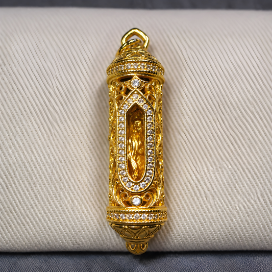 Gilded Mantra Secret Amulet Pendant