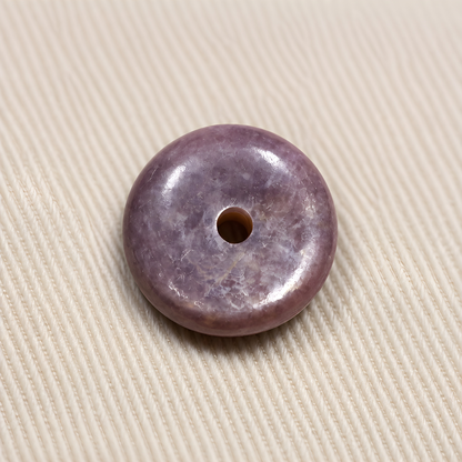 Lavender Lepidolite Peace Bi Disc